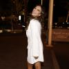 Mariana Rios exibe o look durante jantar no Festival de Cannes