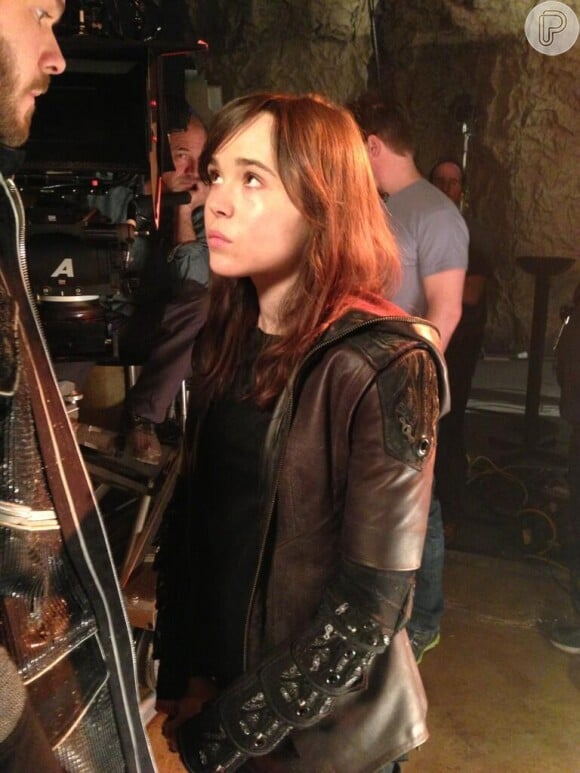 Ellen Page interpreta a Lince Negra e aparece no set de 'X-Men: Dias de um Futuro Esquecido'
