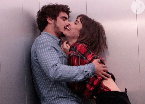 Caio Castro e Maria Casadevall interpretaram Michel e Patrícia na trama 'Amor à Vida', de 2013, e levaram o romance para a vida real