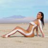 Kim Kardashian fez ensaio sensual totalmente nua, com o corpo pintado por uma tinta branca