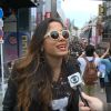 Anitta gravou matéria para o 'Fantástico' sobre consumo quando esteve lá para fazer shows. A matéria foi exibida neste domingo, 10 de maio de 2015