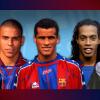 Matéria no site do Barcelona lista jogadores brasileiros que passaram pelo time: Romário (1993), Ronaldo (1996), Rivaldo (1997), Ronaldinho (2003) e Neymar (2013)