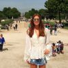 Marina Ruy Barbosa visitou o Les Jardins Des Tuileries na 'Cidade Luz'