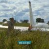 Angélica, Luciano Huck e os filhos voltavam do Pantanal neste avião, um turbo-hélice Carajá que  precisou fazer um pouso forçado nos arredores de Campo Grande