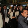Kendal Jenner desembarcou no Aeroporto Internacional de Guarulhos, em São Paulo, na manhã desta quinta-feira, 28 de maio de 2015