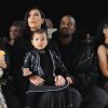 Kim Kardashian e Kanye West são pais de North West, de 1 ano e 11 meses