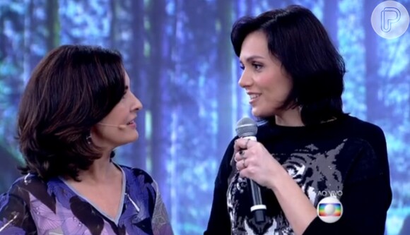 Monica Iozzi brincou com Fátima Bernardes, durante o 'Encontro': 'Vim ver o Rodrigo'
