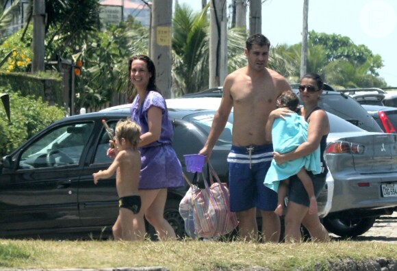 Thiago Lacerda e Vanessa Lóes são pais de Gael, de 5 anos, e Cora, de 3 anos