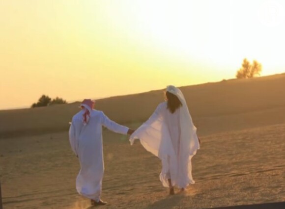 Débora Nascimento e José Loreto se casaram em Dubai no mês de maio de 2015