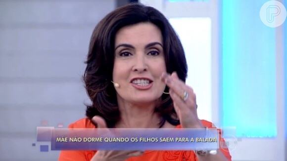 Fátima Bernardes diz no programa 'Encontro' que filhos dela não chegam em casa de manhã: 'Antes dos 17 anos não pode'
