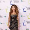 Elba Ramalho usa vestido estampado com franjas no 26º Prêmio da Música Brasileira