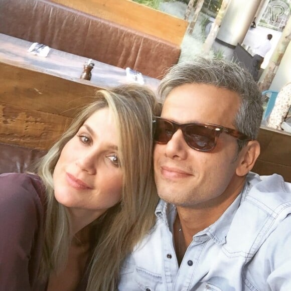 Casado há nove anos com Flávia Alessandra, Otaviano Costa contou ao 'Gshow' que eles são namorados até hoje e vão comemorar o dia 12 de junho de 2015 com uma 'programação gostosa'