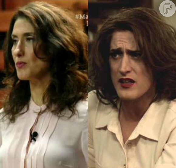Paolla Carossella, jurada da segunda temporada do 'MasterChef', foi comparada a Dona Hermínia, personagem de Paulo Gustavo, por internautas