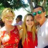 Malanie Griffith e Antônio Banderas com a filha Estella, que se formou no início de junho de 2015