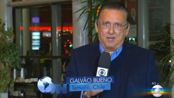 Galvão Bueno comenta no 'JN' sobre pane durante voo no Chile: 'Não é agradável'