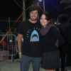 Juliana Knust e o marido, Gustavo Machado no evento 'Circo Voador - Exagerado 30 Anos'