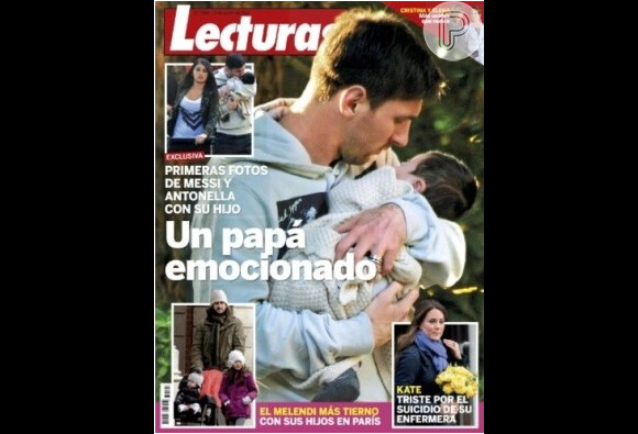 Em novembro do ano passado, Messi se tornou papai. Nasceu Thiago, o filho do jogador com Antonella Roccuzzo