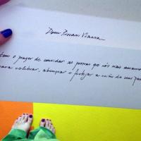 Luana Piovani publica foto do convite de seu casamento com Pedro Scooby