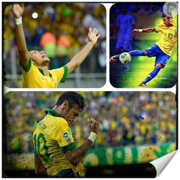 Neymar publica foto com camisa da Seleção Brasileira