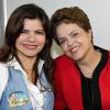 Rosiana Beltrão fotografa com Dilma Rousseff