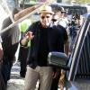 John Travolta chega no Recreio dos Bandeirantes para gravar comercial de cachaça, em 10 de julho de 2013