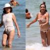 Betty Faria foi criticada por alguns e elogiada por outros ao exibir biquini em uma praia carioca nesta última semana