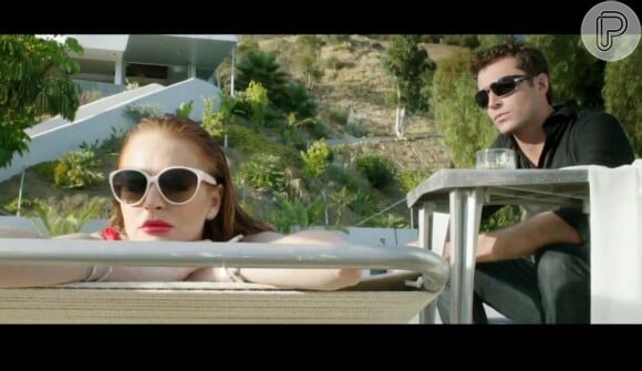 Lindsay Lohan interpreta Tara, a namorada de Christian (James Deen), em 'The Canyons'