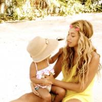 Beyoncé publica fotos de momentos de folga com a filha, Blue Ivy