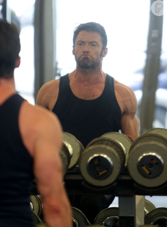 Hugh Jackman treina pesado para intepretar Wolverine nos cinemas, em 15 de julho de 2013