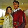 Priscila Fantin e Renan Abreu começaram o namoro durante a peça 'A marca do Zorro', de 2010. Na foto, o casal durante gravação de um especial