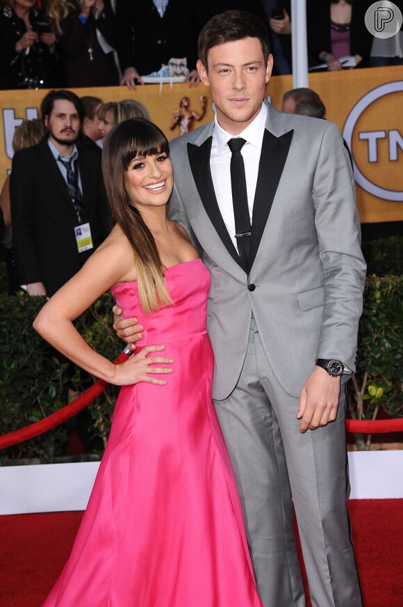 Lea Michele protegia o namorado, Cory Monteith, para que ele não tivesse recaída nas drogas