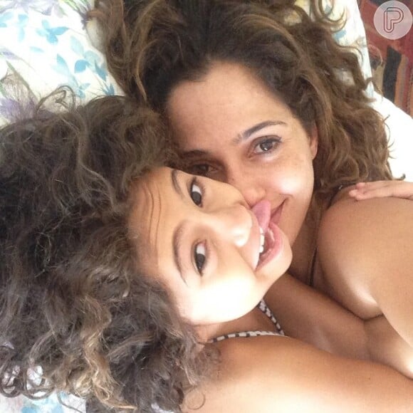 Camila Pitanga é mãe de Antonia, de 7 anos