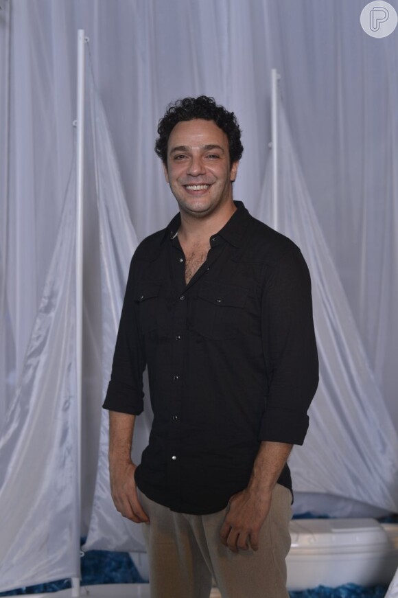 Marcelo Médici também faz parte de elenco e compareceu ao lançamento da microssérie 'O canto da sereia'