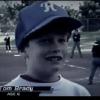 Tom Brady se dedica ao esporte desde a infância, esta imagem é de uma gravação de quando tinha apenas 6 anos