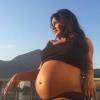 Dira Paes está grávida de oito meses de um menino. A atriz já é mãe de Inácio, de 7 anos
