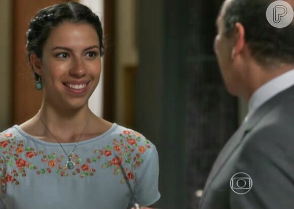 Junior (Frank Menezes) propõe casamento a Urbana (Maria Paula Lima) e ela aceita, na novela 'I Love Paraisópolis'