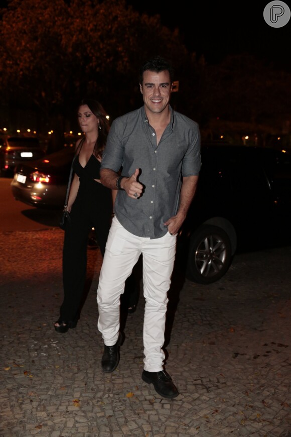 Joaquim Lopes vai à festa de aniversário de Cleo Pires, no Rio, nesta sexta-feira, 2 de outubro de 2015