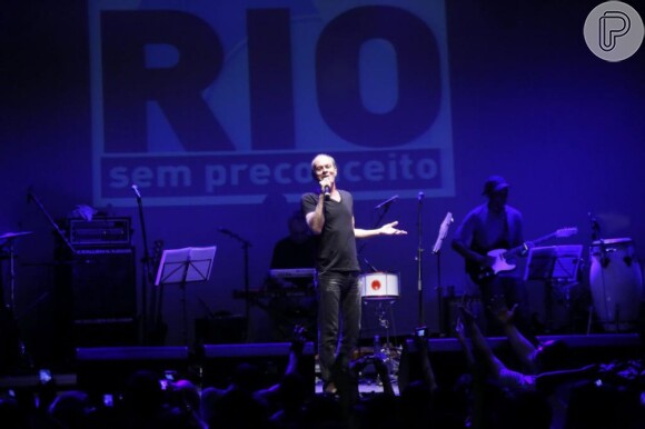 Ney Matogrosso participou da campanha 'Rio sem preconceito'. O ex-integrante do 'Secos e molhados' mostrou que o talento pode estar conectado a causas sociais