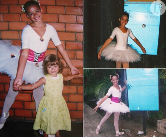 'Eu, na idade da Luana (irmã mais nova, de 13 anos), fazia balé, sempre fiz dança. Morro de vontade de voltar para dançar algo mais agitadinho, tipo um hip hop', contou Bruna Marquezine