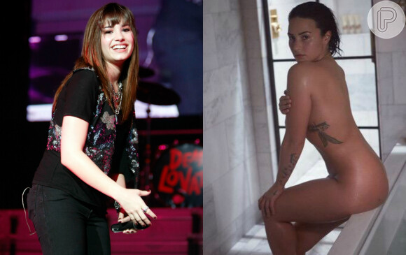 Demi Lovato mudou bastante desde o filme 'Camp Rock', da Disney, que a lançou ao estrelato. Aos 23 anos, ela vive uma fase confiante. No Dia das Crianças, veja mais artistas que cresceram e se rebelaram