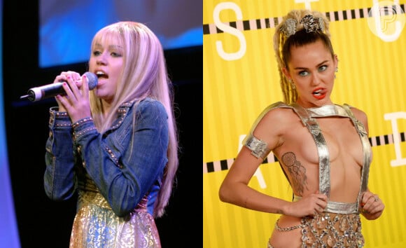 Miley Cyrus foi outra que deixou para trás qualquer resquício de Hannah Montana, personagem da série de mesmo nome, entre 2006 e 2010