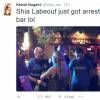 A foto do ator sendo preso foi postada pela dona do restaurante em que tudo aconteceu. 'Shia LaBeouf acaba de ser preso fora do meu bar', escreveu. Em comunicado enviado à CNN, o Departamento de Polícia de Austin afirmou que não dará mais detalhes do caso