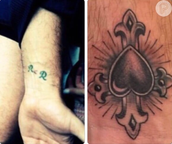 Recentemente Ronaldo apagou de vez a tatuagem que fez, anos atrás, em homenagem a Daniella Cicarelli