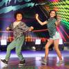 J.P.Rufino e a bailarina mirim Julia Kramps dançaram 'Uptown Funk', sucesso de Mark Ronson e Bruno Mars