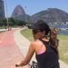 'Gosto de correr na praia e andar de bicicleta', disse Mariana Rios