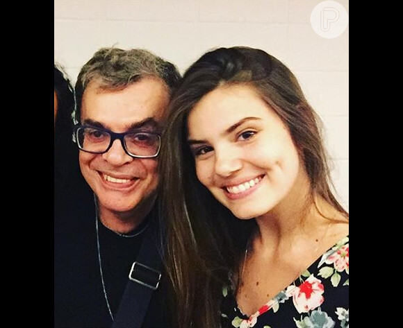 Camila Queiroz participou do primeiro encontro do elenco da novela 'Eta Mundo Bom', do autor Walcyr Carrasco