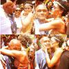 Rihanna curte o Carnaval de Barbados com seu avô
