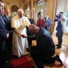 Oscar ganhou uma benção do Papa Francisco