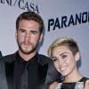 Miley Cyrus e seu noivo, Liam Hemsworth