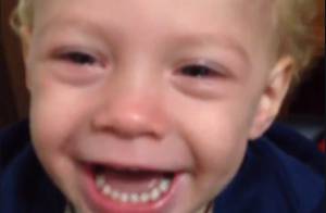 Filho de Neymar, Davi Lucca não consegue parar de gargalhar e chora de rir